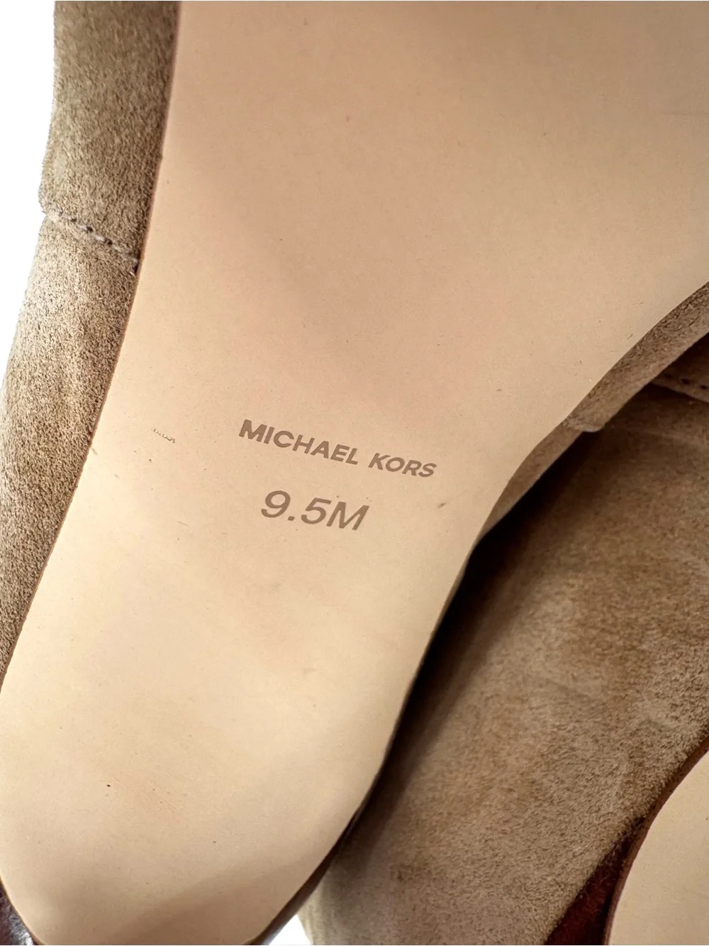 Michael Kors slouchy suede